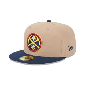 Flash Sale Denver Nuggets Camel 59FIFTY Fitted Hat - KTGCaps - Baseball caps for various teams, purchased online at a discount