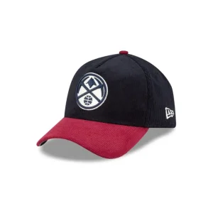 Discount Denver Nuggets Navy Corduroy 9FORTY AFrame Snapback Hat - KTGCaps - Baseball caps for various teams, purchased online at a discount