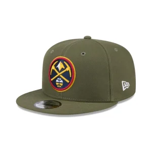 Fashion Denver Nuggets Olive 9FIFTY Snapback Hat - KTGCaps - Baseball caps for various teams, purchased online at a discount