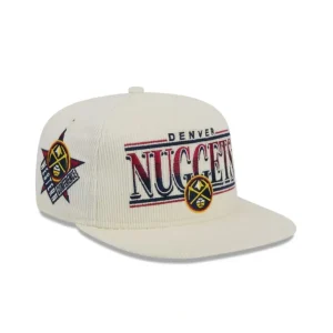 Clearance Denver Nuggets Throwback Corduroy Golfer Hat - KTGCaps - Baseball caps for various teams, purchased online at a discount