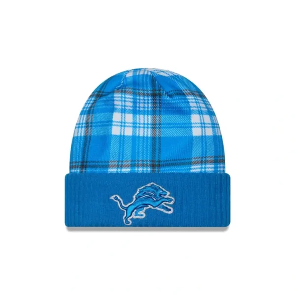 Flash Sale Detroit Lions 2024 Cold Weather Statement Knit Beanie - KTGCaps - Baseball caps for various teams, purchased online at a discount