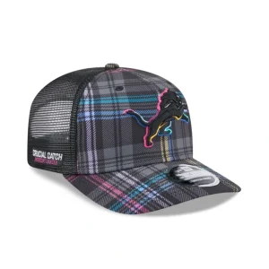 Clearance Detroit Lions 2024 Crucial Catch 9SEVENTY Trucker Hat - KTGCaps - Baseball caps for various teams, purchased online at a discount