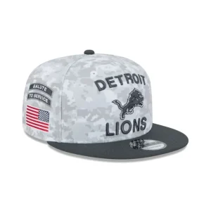 Fashion Detroit Lions 2024 Salute to Service 9FIFTY Snapback Hat - KTGCaps - Baseball caps for various teams, purchased online at a discount