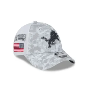 Clearance Detroit Lions 2024 Salute to Service 9FORTY StretchSnap Hat - KTGCaps - Baseball caps for various teams, purchased online at a discount