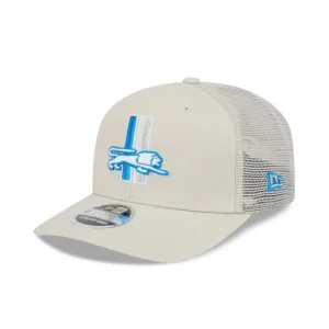 Flash Sale Detroit Lions Canvas 9SEVENTY Trucker Hat - KTGCaps - Baseball caps for various teams, purchased online at a discount