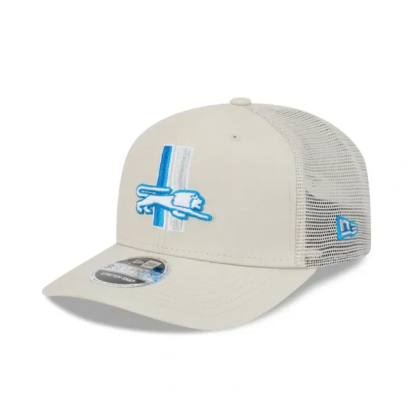 Flash Sale Detroit Lions Canvas 9SEVENTY Trucker Hat - KTGCaps - Baseball caps for various teams, purchased online at a discount