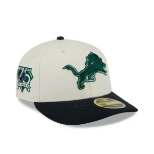Fashion Detroit Lions Mahogany Dust Low Profile 59FIFTY Fitted Hat - KTGCaps - Baseball caps for various teams, purchased online at a discount