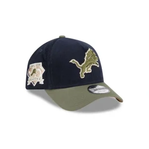 Shop Detroit Lions Navy 9FORTY AFrame Snapback Hat - KTGCaps - Baseball caps for various teams, purchased online at a discount