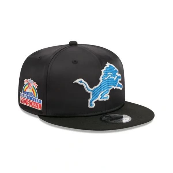 Shop Detroit Lions Satin 9FIFTY Snapback Hat - KTGCaps - Baseball caps for various teams, purchased online at a discount