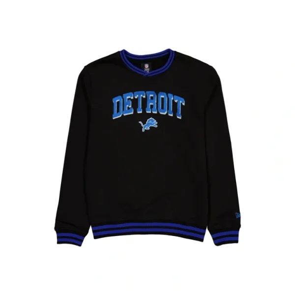 Flash Sale Detroit Lions Sport Night Black Crewneck - KTGCaps - Baseball caps for various teams, purchased online at a discount