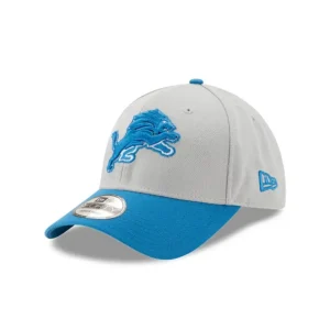 Flash Sale Detroit Lions The League Gray 9FORTY Adjustable Hat - KTGCaps - Baseball caps for various teams, purchased online at a discount