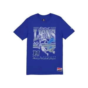 Fashion Detroit Lions Throwback Distress TShirt - KTGCaps - Baseball caps for various teams, purchased online at a discount