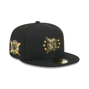Clearance Detroit Tigers Armed Forces Day 2024 59FIFTY Fitted Hat - KTGCaps - Baseball caps for various teams, purchased online at a discount