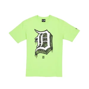 Clearance Detroit Tigers Hi Vis Doodle TShirt - KTGCaps - Baseball caps for various teams, purchased online at a discount