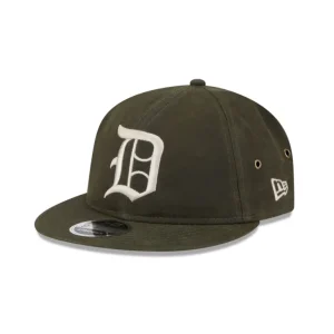 Discount Detroit Tigers Rifle Green Retro Crown 9FIFTY Adjustable Hat - KTGCaps - Baseball caps for various teams, purchased online at a discount