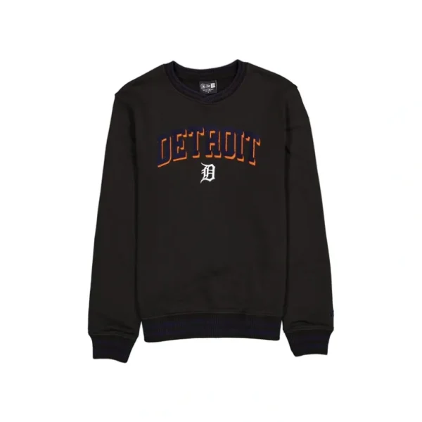 Fashion Detroit Tigers Sport Night Black Crewneck - KTGCaps - Baseball caps for various teams, purchased online at a discount