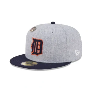 Discount Detroit Tigers 70th Anniversary Gray 59FIFTY Fitted Hat - KTGCaps - Baseball caps for various teams, purchased online at a discount