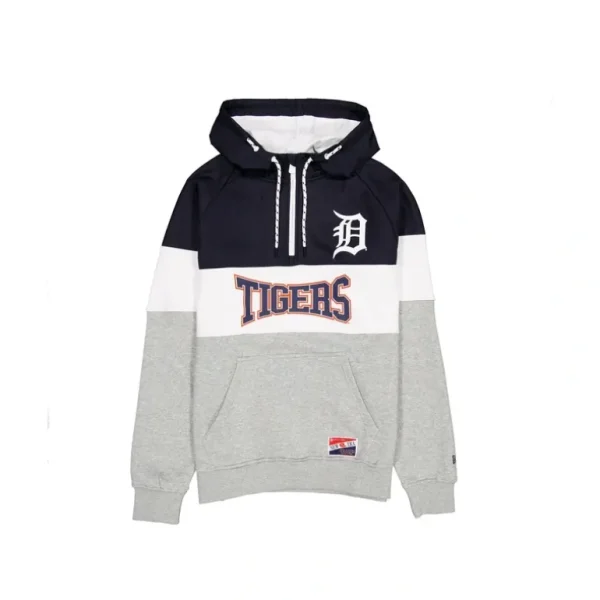 Store Detroit Tigers Throwback Color Block Hoodie - KTGCaps - Baseball caps for various teams, purchased online at a discount
