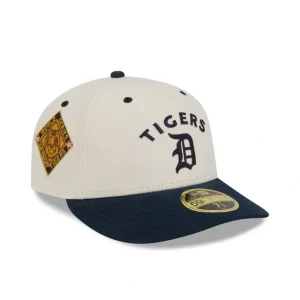 New Detroit Tigers Vintage Stack Low Profile 59FIFTY Fitted Hat - KTGCaps - Baseball caps for various teams, purchased online at a discount