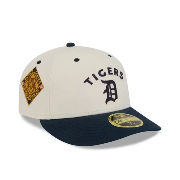 New Detroit Tigers Vintage Stack Low Profile 59FIFTY Fitted Hat - KTGCaps - Baseball caps for various teams, purchased online at a discount