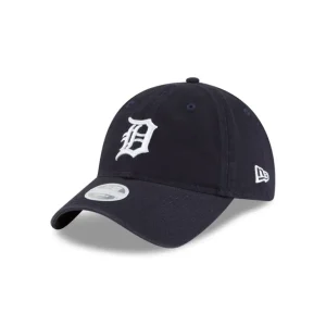 Fashion Detroit Tigers Womens Core Classic Navy 9TWENTY Adjustable Hat - KTGCaps - Baseball caps for various teams, purchased online at a discount