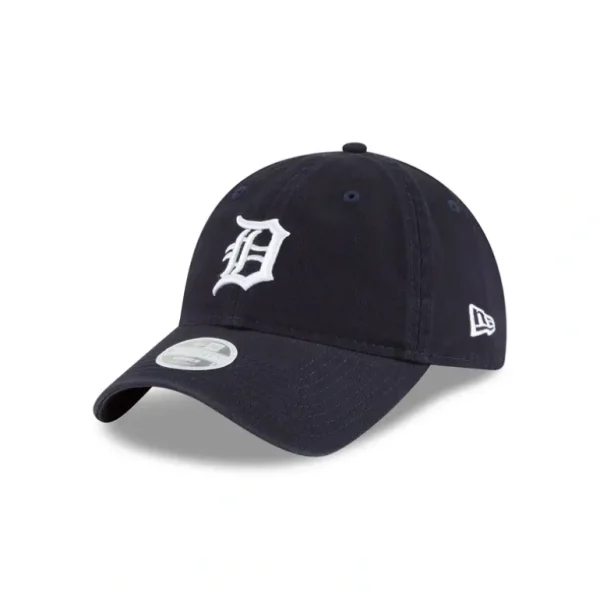 Fashion Detroit Tigers Womens Core Classic Navy 9TWENTY Adjustable Hat - KTGCaps - Baseball caps for various teams, purchased online at a discount