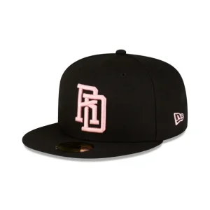 Shop Dominican Republic Black 59FIFTY Fitted Hat - KTGCaps - Baseball caps for various teams, purchased online at a discount