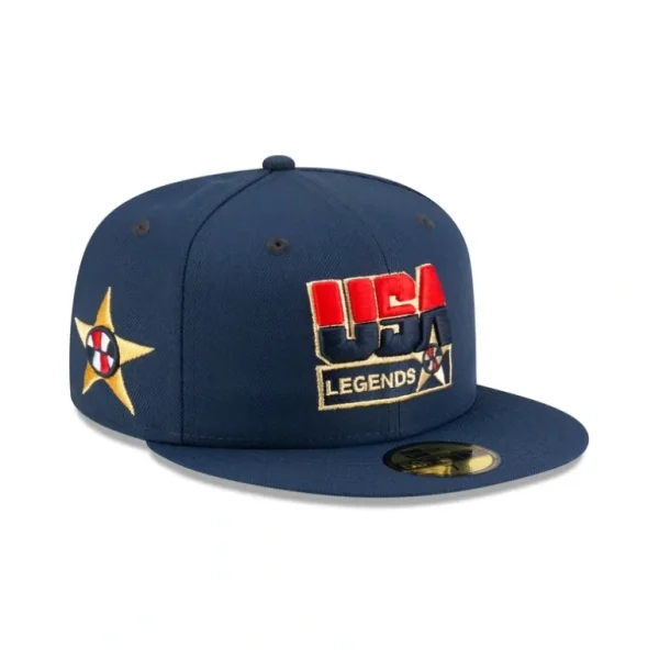 New Dream Team Navy 59FIFTY Fitted Hat - KTGCaps - Baseball caps for various teams, purchased online at a discount