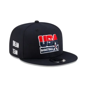 Clearance Dream Team Navy 9FIFTY Snapback Hat - KTGCaps - Baseball caps for various teams, purchased online at a discount