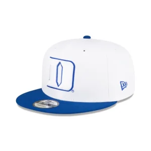 Shop Duke Blue Devils White 9FIFTY Snapback Hat - KTGCaps - Baseball caps for various teams, purchased online at a discount
