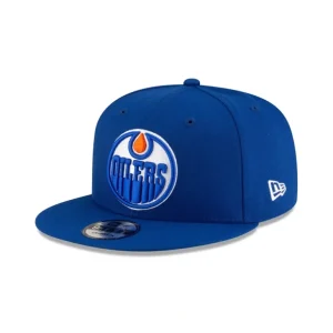 Discount Edmonton Oilers Blue 9FIFTY Snapback Hat - KTGCaps - Baseball caps for various teams, purchased online at a discount