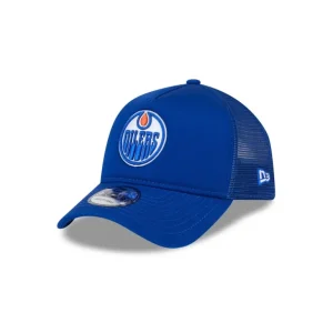 Fashion Edmonton Oilers 9FORTY AFrame Trucker Hat - KTGCaps - Baseball caps for various teams, purchased online at a discount