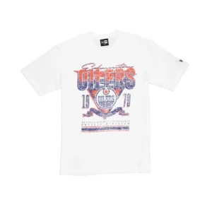 Clearance Edmonton Oilers Sport Classics Distressed TShirt - KTGCaps - Baseball caps for various teams, purchased online at a discount