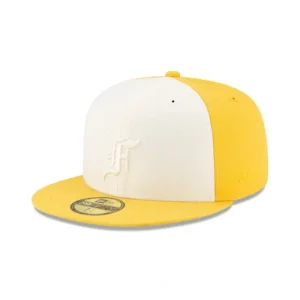 Shop Essentials By Fear Of God Gold 59FIFTY Fitted Hat - KTGCaps - Baseball caps for various teams, purchased online at a discount
