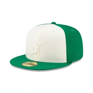 Clearance Essentials By Fear Of God Kelly Green 59FIFTY Fitted Hat - KTGCaps - Baseball caps for various teams, purchased online at a discount