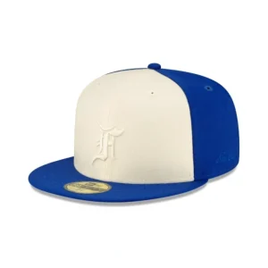 Fashion Essentials By Fear Of God Light Royal 59FIFTY Fitted Hat - KTGCaps - Baseball caps for various teams, purchased online at a discount
