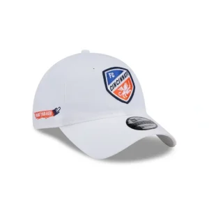 Discount FC Cincinnati 2024 Jersey Hook 9TWENTY Adjustable Hat - KTGCaps - Baseball caps for various teams, purchased online at a discount