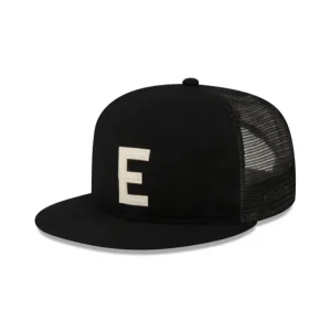 Fashion Fear of God Essentials E Wool Mesh 9FIFTY Strapback Hat - KTGCaps - Baseball caps for various teams, purchased online at a discount