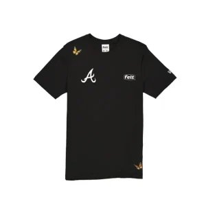 New FELT x Atlanta Braves Black TShirt - KTGCaps - Baseball caps for various teams, purchased online at a discount