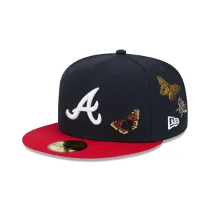 Discount FELT x Atlanta Braves Navy 59FIFTY Fitted Hat - KTGCaps - Baseball caps for various teams, purchased online at a discount