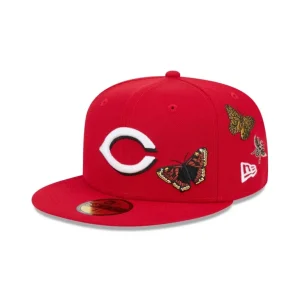 Discount FELT x Cincinnati Reds Red 59FIFTY Fitted Hat - KTGCaps - Baseball caps for various teams, purchased online at a discount