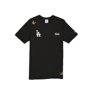 Flash Sale FELT x Los Angeles Dodgers Black TShirt - KTGCaps - Baseball caps for various teams, purchased online at a discount