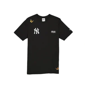 Flash Sale FELT x New York Yankees Black TShirt - KTGCaps - Baseball caps for various teams, purchased online at a discount