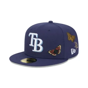 Discount FELT x Tampa Bay Rays Navy 59FIFTY Fitted Hat - KTGCaps - Baseball caps for various teams, purchased online at a discount