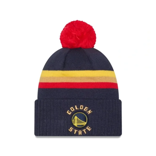 Clearance Golden State Warriors 2024 City Edition Pom Knit Hat - KTGCaps - Baseball caps for various teams, purchased online at a discount