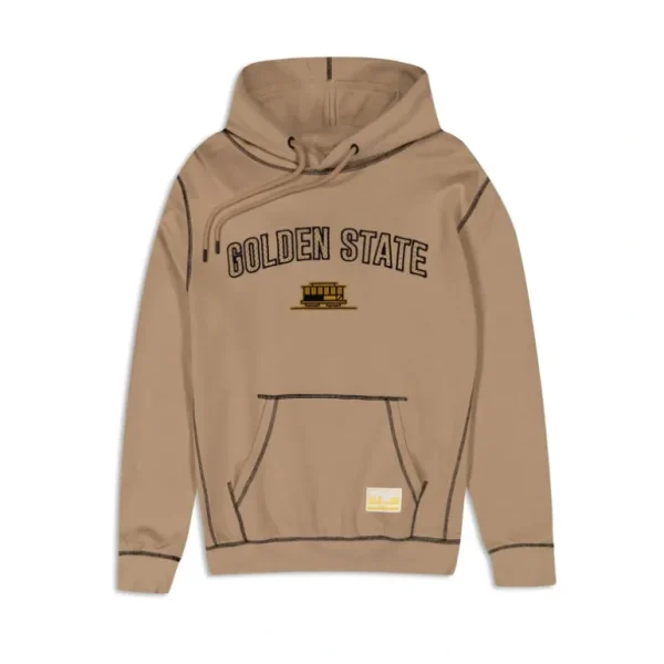 Store Golden State Warriors 2023 City Edition Tan Hoodie - KTGCaps - Baseball caps for various teams, purchased online at a discount