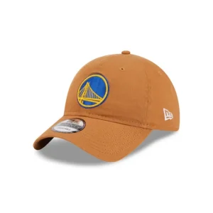 Clearance Golden State Warriors Light Bronze 9TWENTY Adjustable Hat - KTGCaps - Baseball caps for various teams, purchased online at a discount