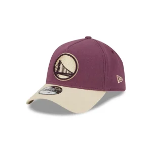 Discount Golden State Warriors Moleskin Crown Maroon 9FORTY AFrame Snapback Ha - KTGCaps - Baseball caps for various teams, purchased online at a discount