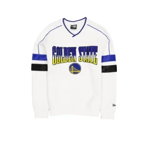 Clearance Golden State Warriors Sport Classics White Crewneck - KTGCaps - Baseball caps for various teams, purchased online at a discount