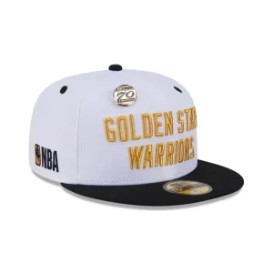Flash Sale Golden State Warriors 70th Anniversary 59FIFTY Fitted Hat - KTGCaps - Baseball caps for various teams, purchased online at a discount